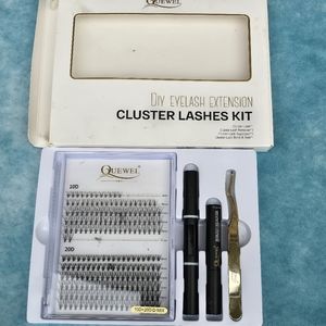 QUEWEL DIY Eyelash Extensions Kit 10D 20D
